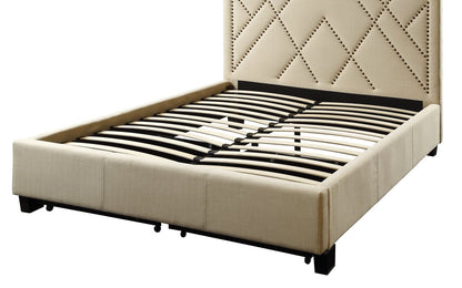 Modus Geneva E King Vienne Storage Bed in Powder