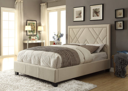 Modus Geneva E King Vienne Storage Bed in Powder