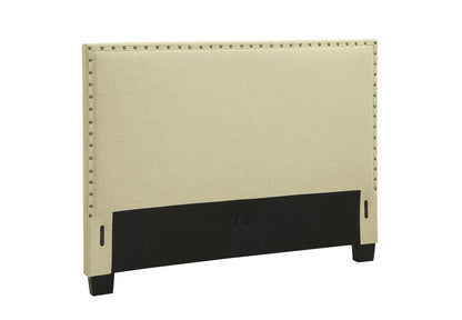 Modus Geneva Cal King Tavel Headboard Bed in Tumbleweed