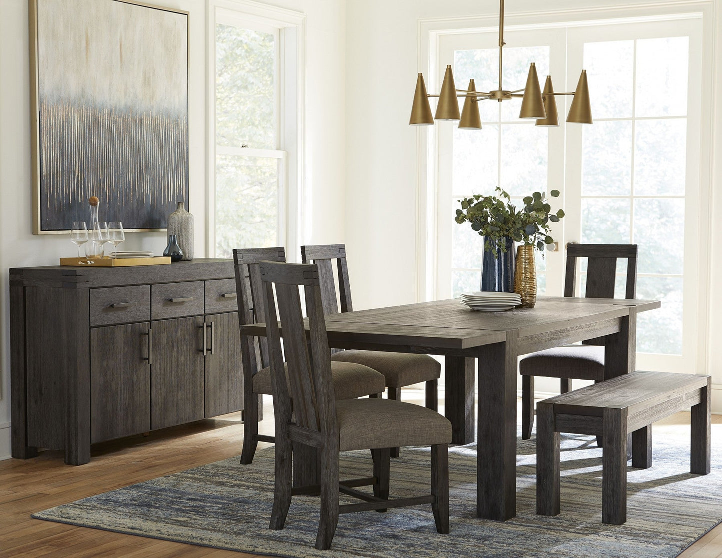 Modus Meadow Rectangular Table in Graphite