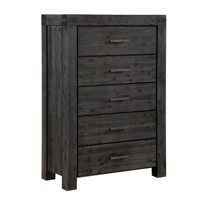 Modus Meadow Five Drawer Chest in Graphite