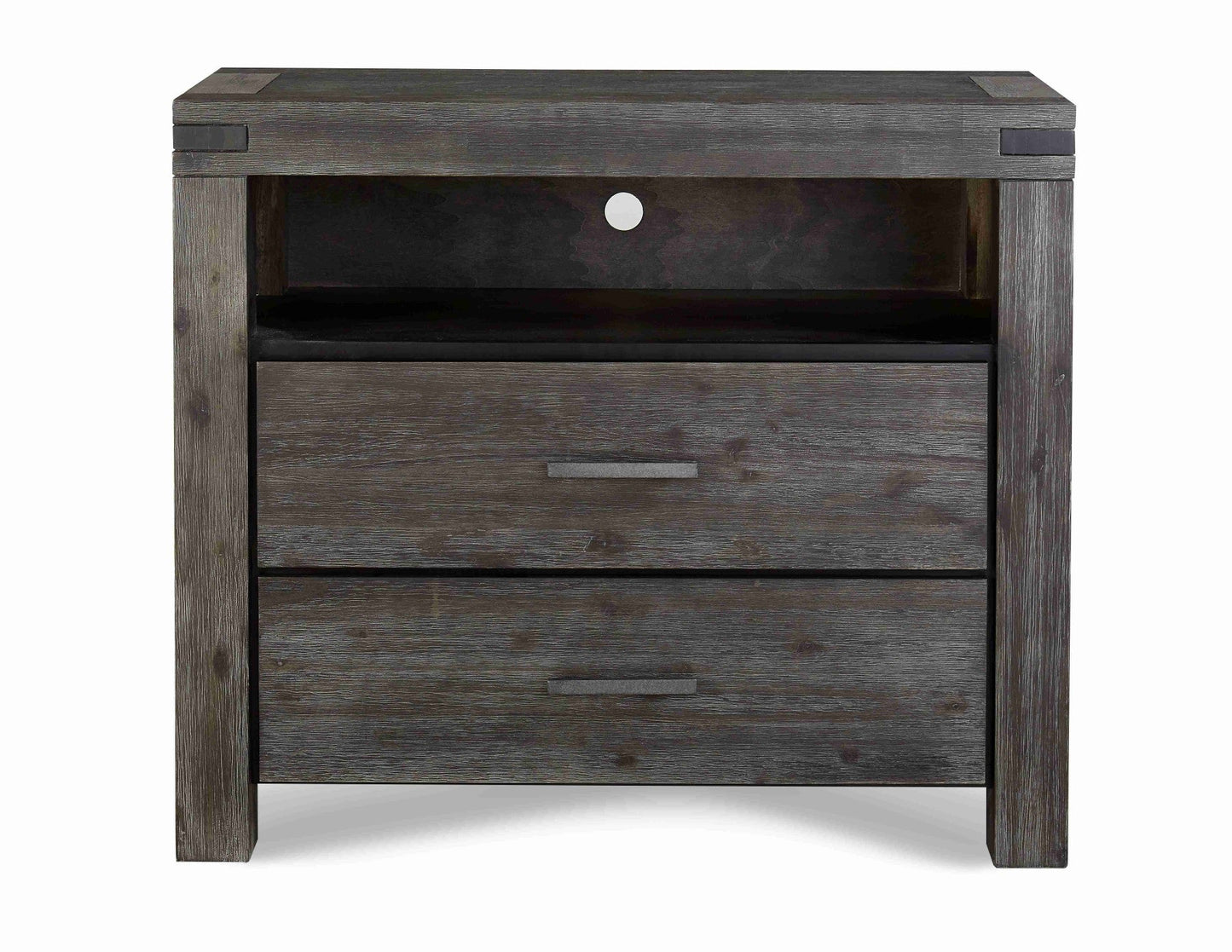 Modus Meadow Two Drawer Media Chest in Graphite