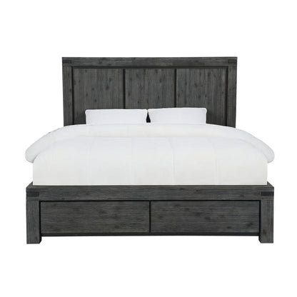 Modus Meadow 5PC E King Storage Bedroom Set w Chest in Graphite