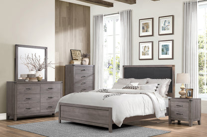 Homlegance Chest Woodrow Collection In Brownish Gray Finish