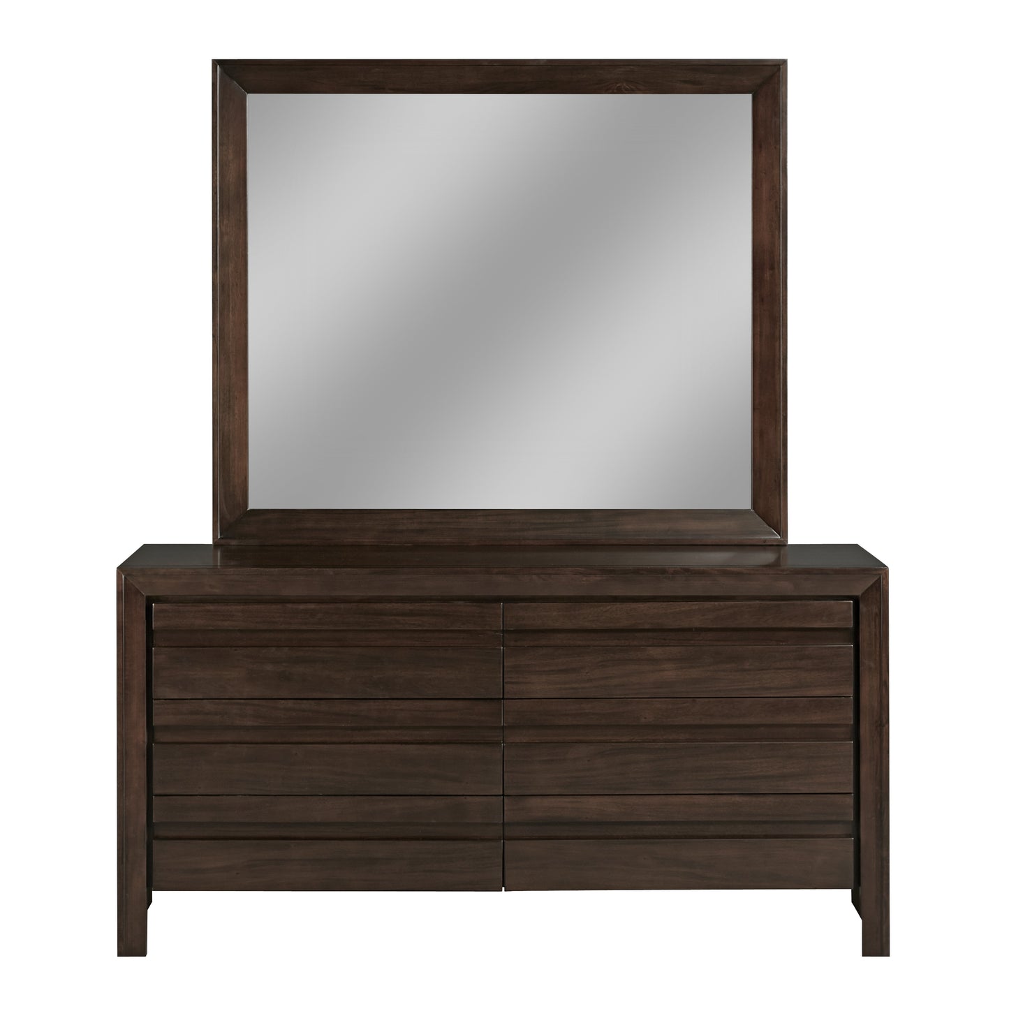 Modus Element 6PC Full Bedroom Set in Chocolate Brown