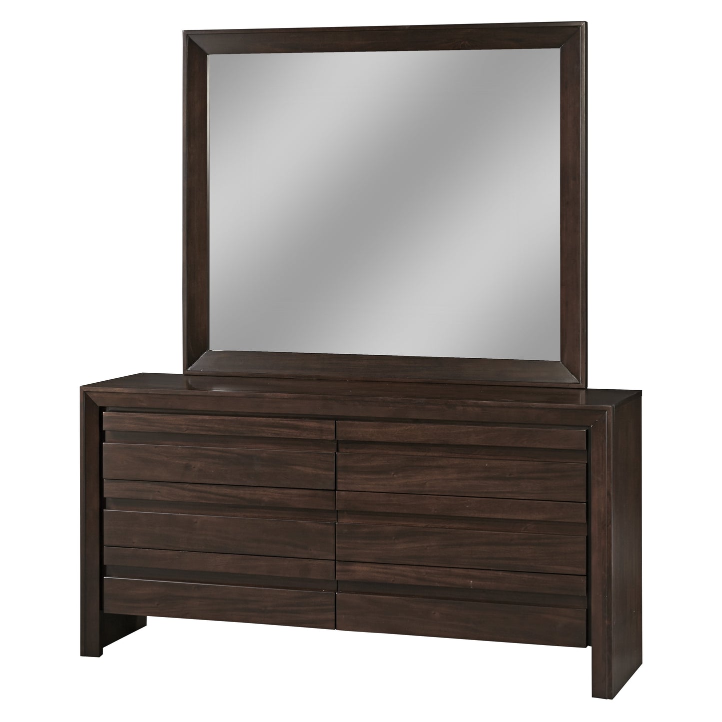 Modus Element 6PC Queen Bedroom Set in Chocolate Brown