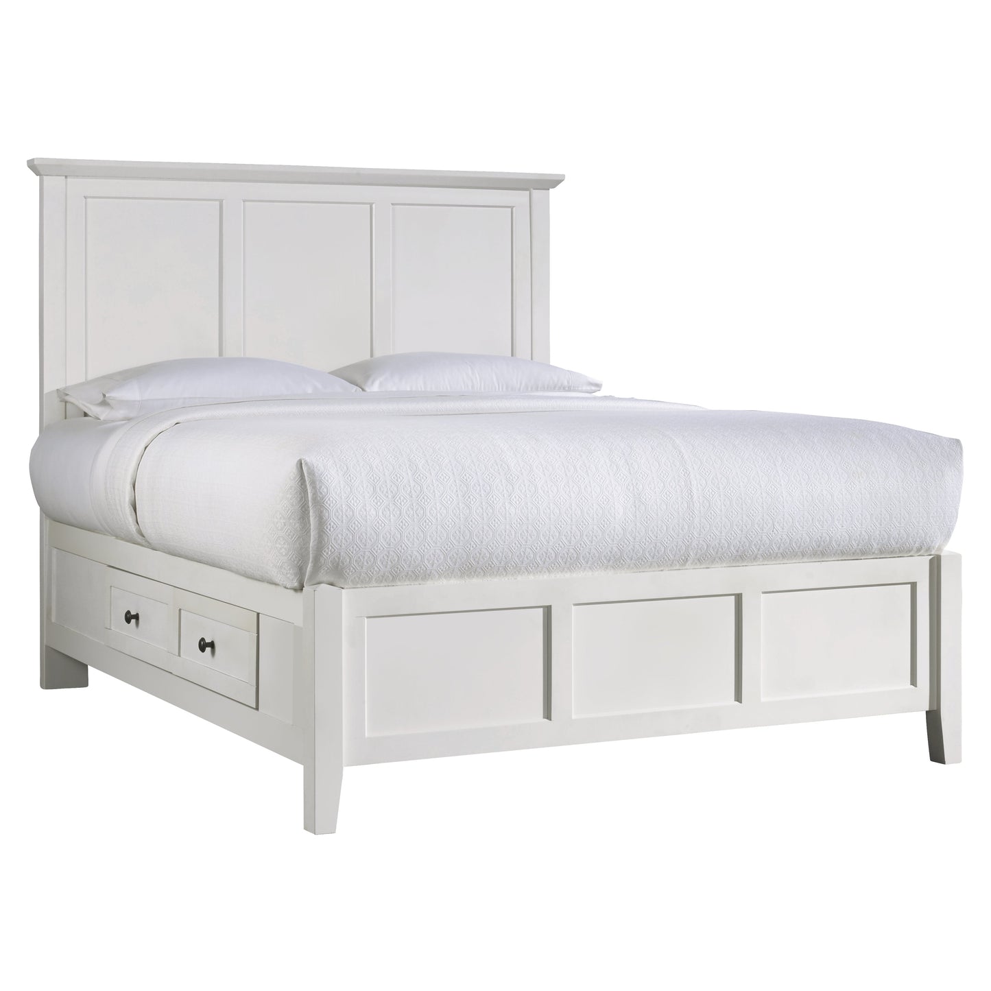 Modus Paragon 4PC Full Storage Bedroom Set in White