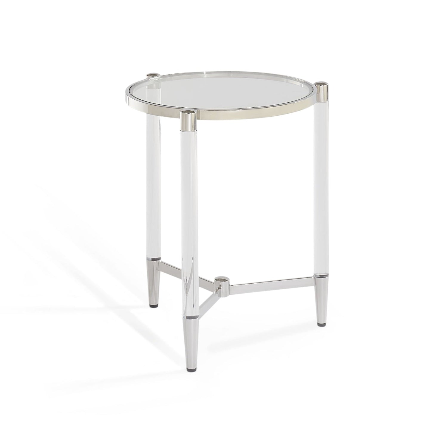 Modus Marilyn 2 PC Round Coffee & End Table in White