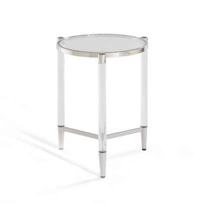 Modus Marilyn 2 PC Round Coffee & End Table in White