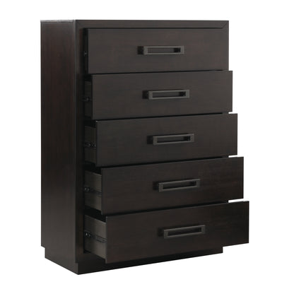 Homlegance Chest Larchmont Collection In Charcoal Finish