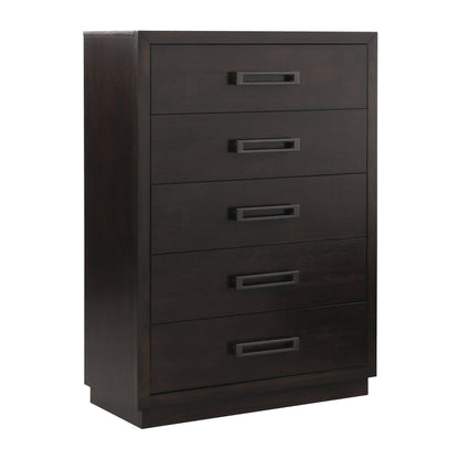 Homlegance Chest Larchmont Collection In Charcoal Finish