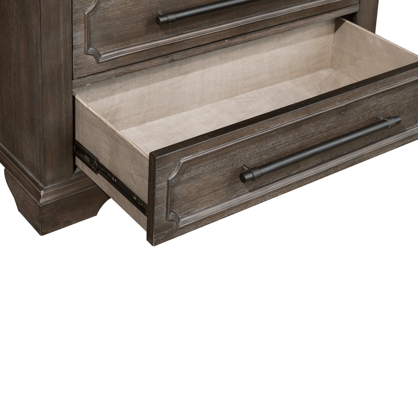 Homlegance Chest Toulon Collection In Distressed Dark Oak Finish