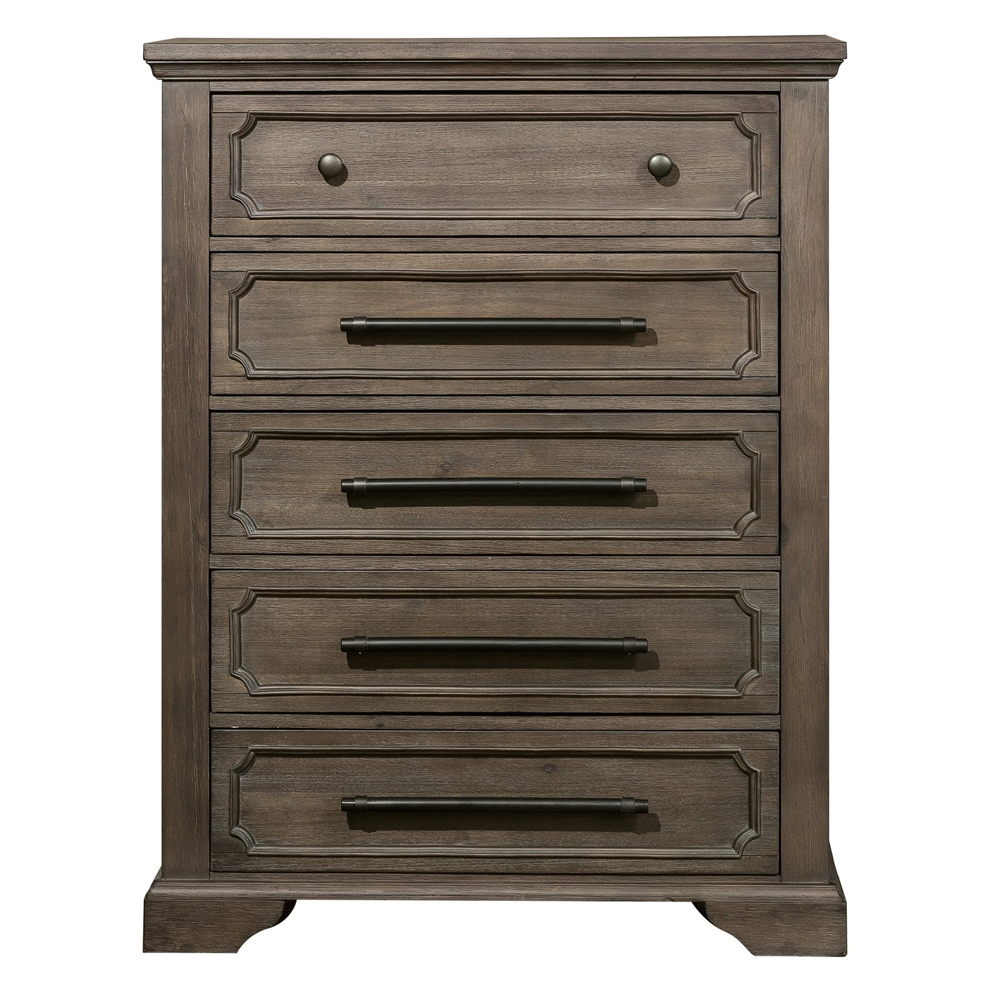 Homlegance Chest Toulon Collection In Distressed Dark Oak Finish