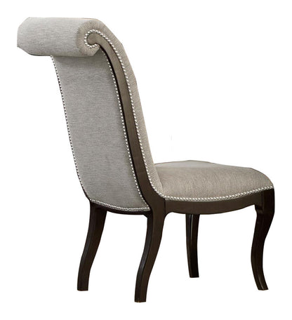 Homelegance Savion 2 Dining Side Chair in Light Fabric