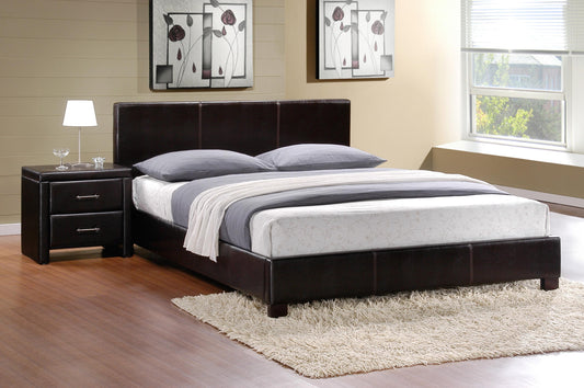 Homelegance Zoey Cal King Platform Bed in Dark Brown