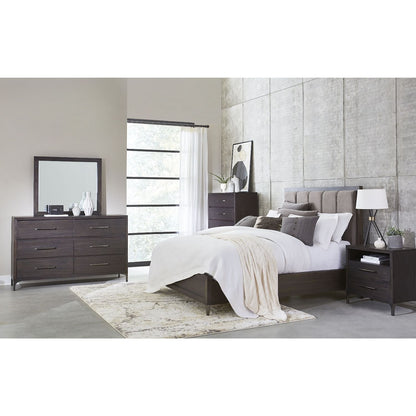 Modus Lucerne Two-Drawer Nightstand in Vintage Coffee