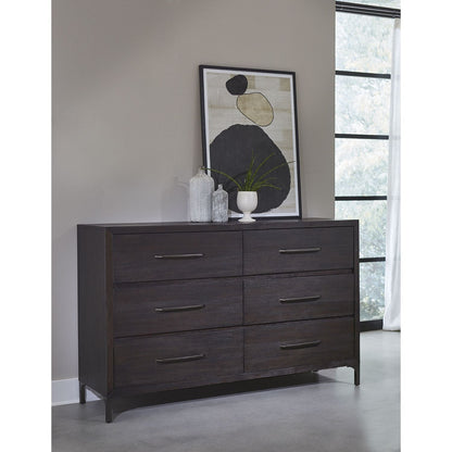 Modus Lucerne Six-Drawer Dresser in Vintage Coffee