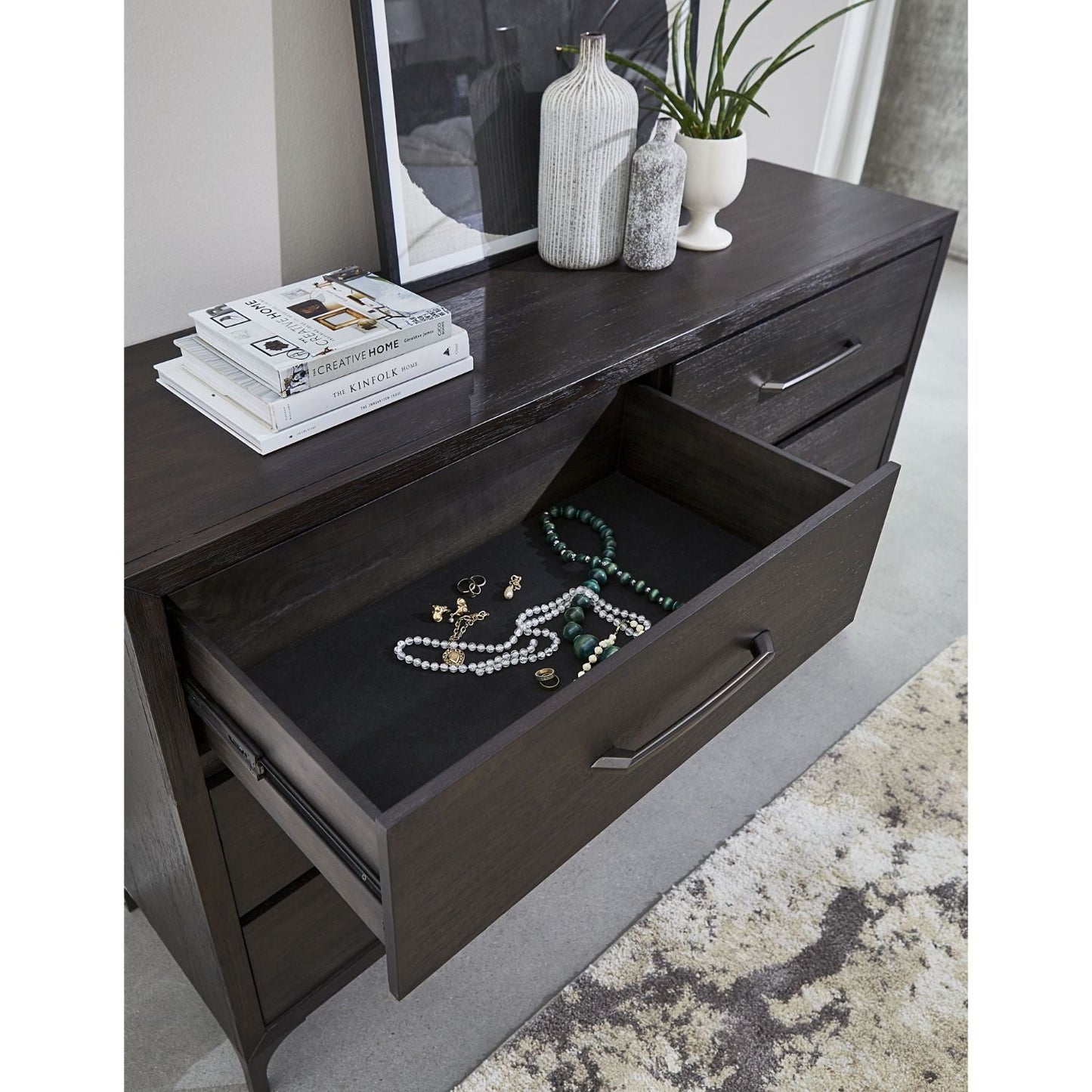 Modus Lucerne Six-Drawer Dresser in Vintage Coffee