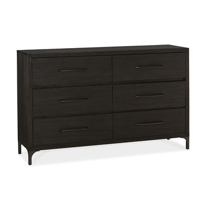 Modus Lucerne Six-Drawer Dresser in Vintage Coffee