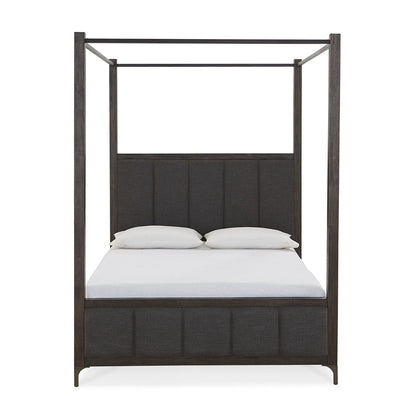 Modus Lucerne Queen Canopy Bed in Vintage Coffee