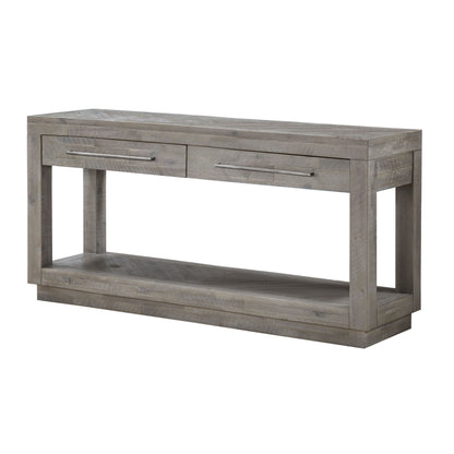 Modus Alexandra Rectangular Console Table in Rustic Latte