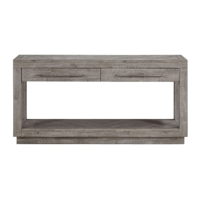 Modus Alexandra Rectangular Console Table in Rustic Latte