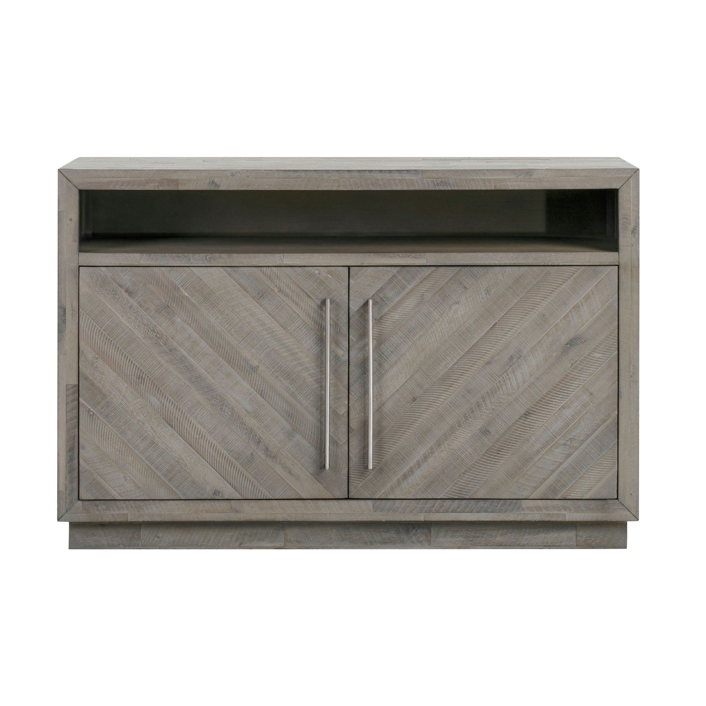 Modus Alexandra Solid Wood 54" Media Console in Rustic Latte