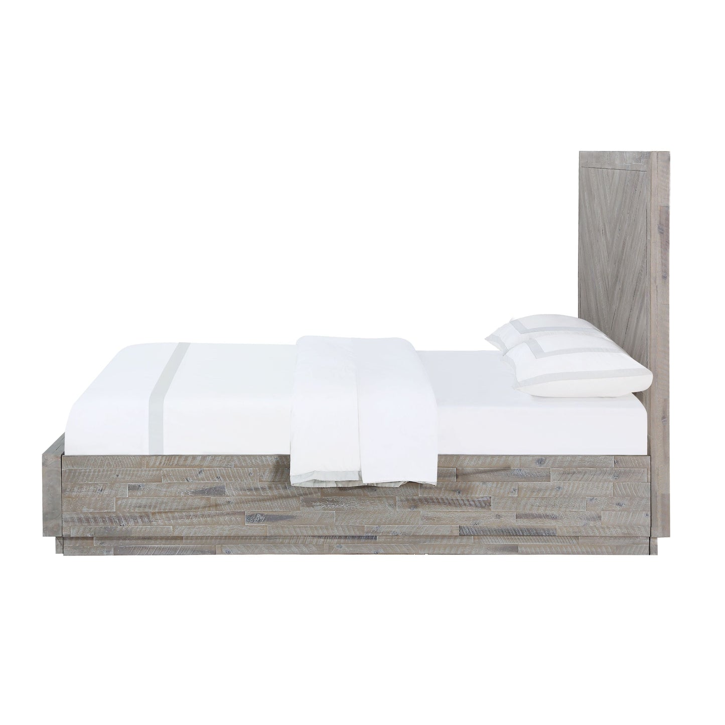 Modus Alexandra Cal King Platform Bed in Rustic Latte