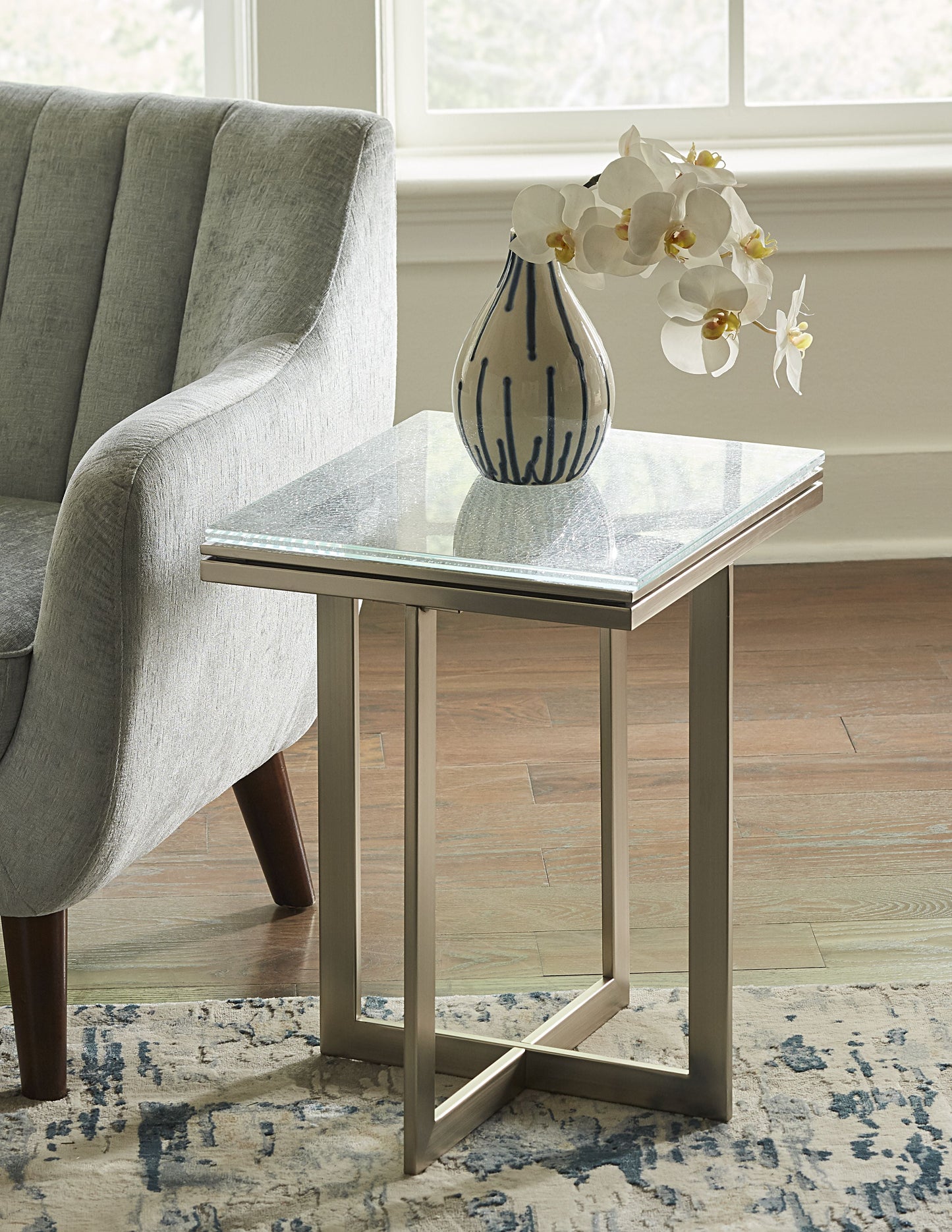 Modus Eliza 3 PC Coffee & 2 End Table Set in Ultra White