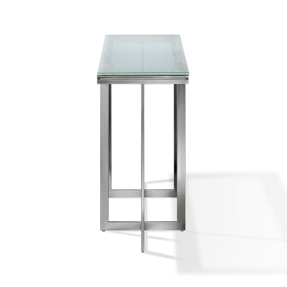 Modus Eliza Media Console Table in Ultra White