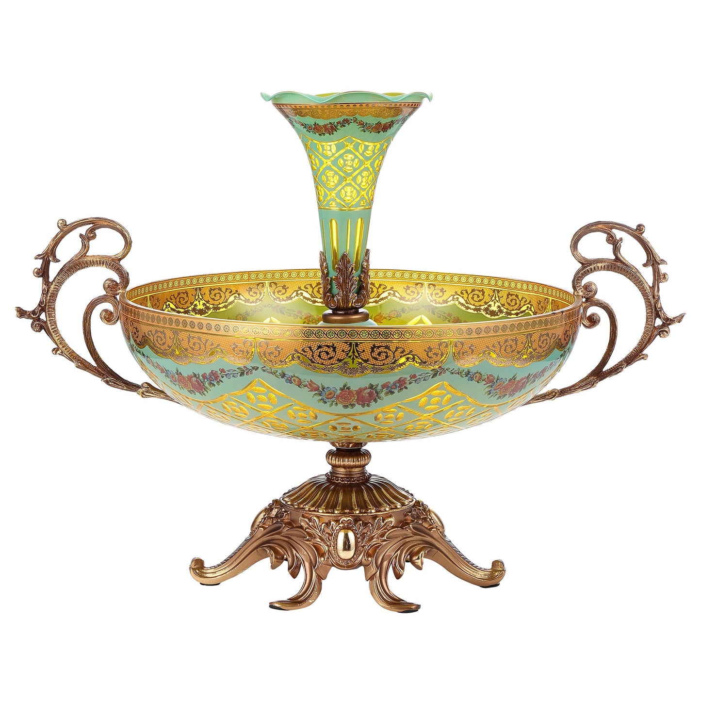 X Large Base in Bronze & Floral Finish AC6001XL European Traditional Victorian