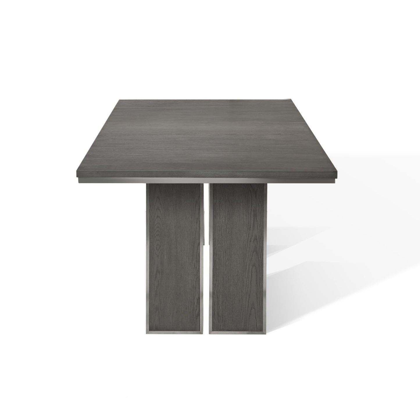 Modus Plata Extension Dining Table in Thunder Grey