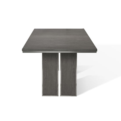 Modus Plata 5PC Extension Dining Table Set in Thunder Grey