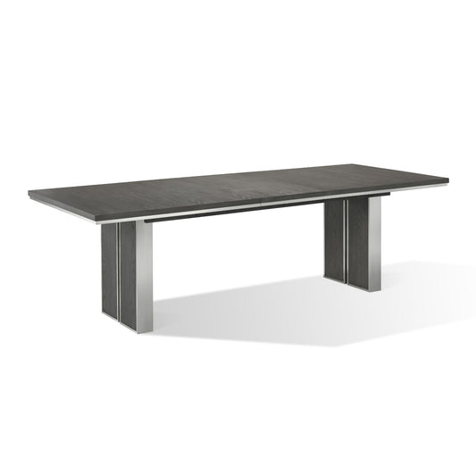 Modus Plata 7PC Extension Dining Table Set in Thunder Grey