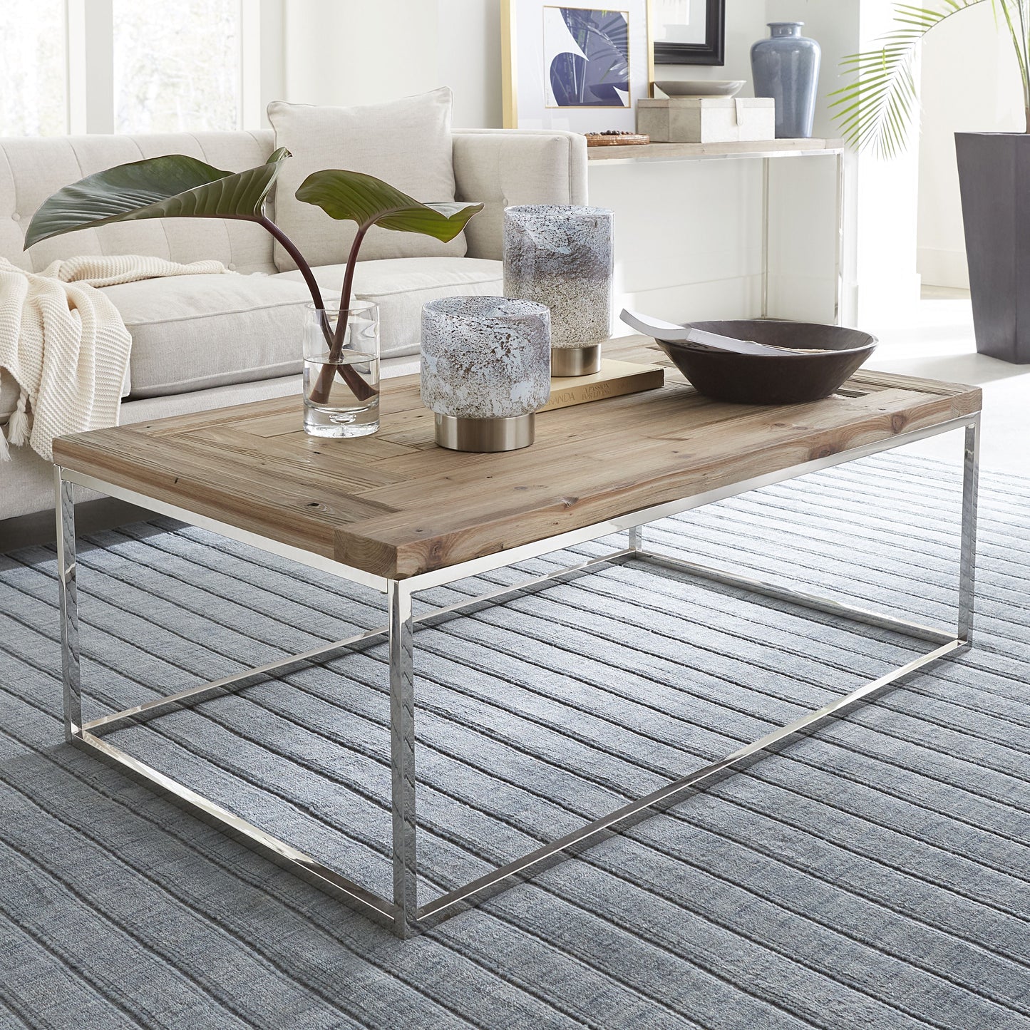 Modus Ace Reclaimed Wood Coffee Table in Natural