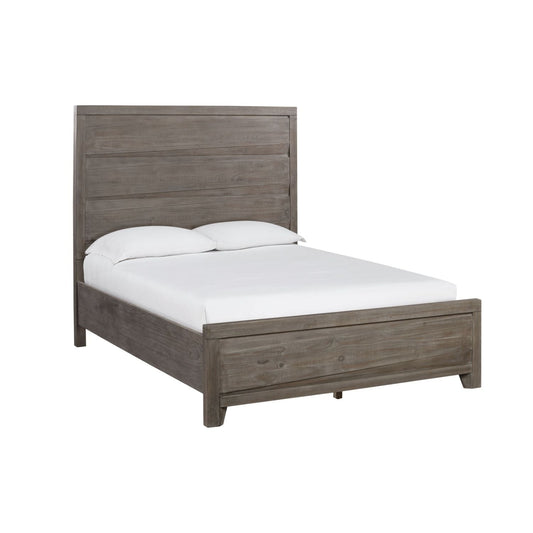 Modus Hearst Solid Wood Full Panel Bed in Sahara Tan