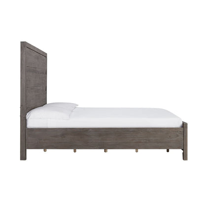 Modus Hearst Solid Wood Cal King Panel Bed in Sahara Tan