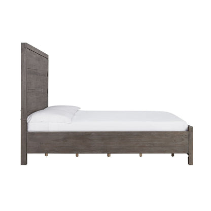 Modus Hearst Solid Wood Queen Panel Bed in Sahara Tan