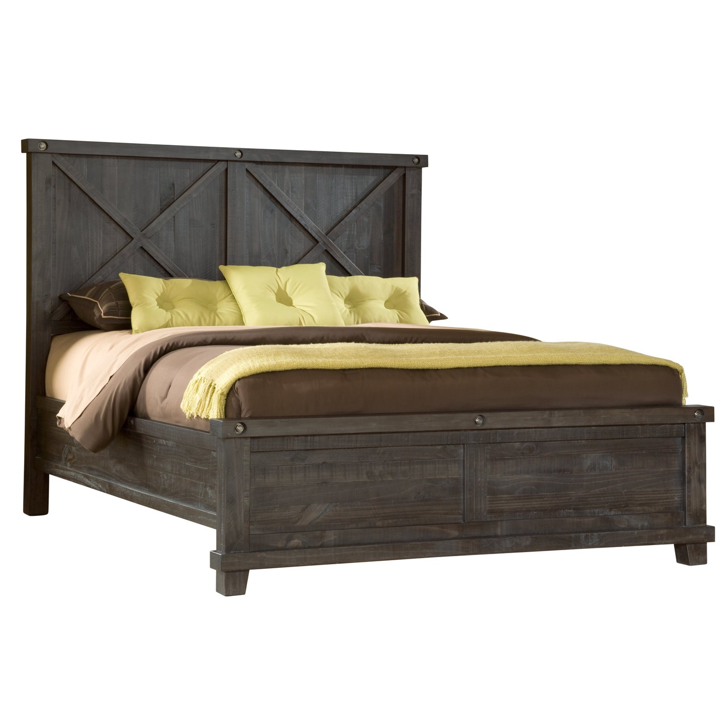 Modus Yosemite 6PC Queen Bedroom Set w Chest in Cafe