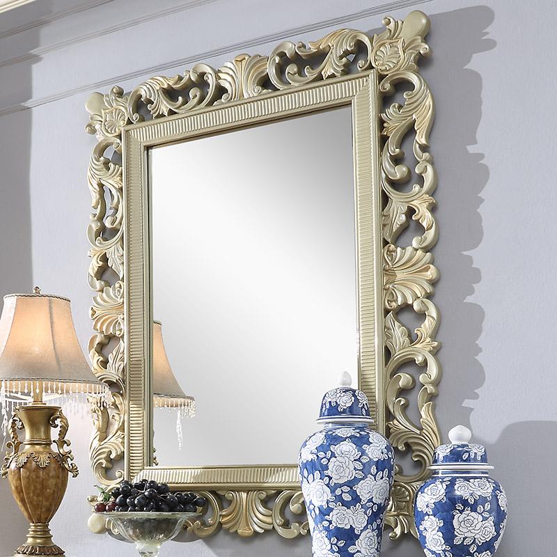 Mirror in Satin Gold Finish M8092 European Traditional Victorian