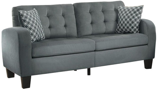 Homelegance Sinclair Park Sofa in Grey Fabric
