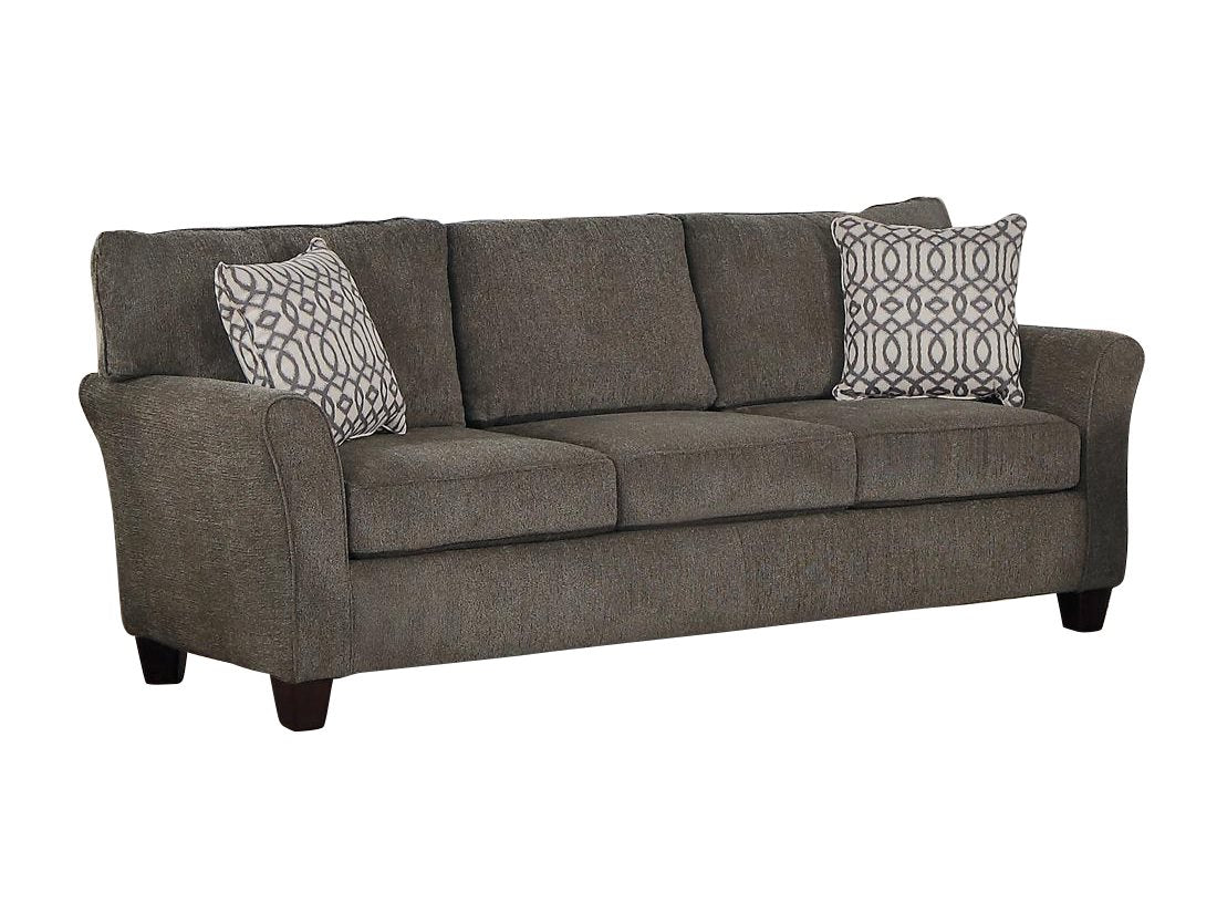 Homelegance Alain 2PC Sofa & Love Seat in Grey Fabric