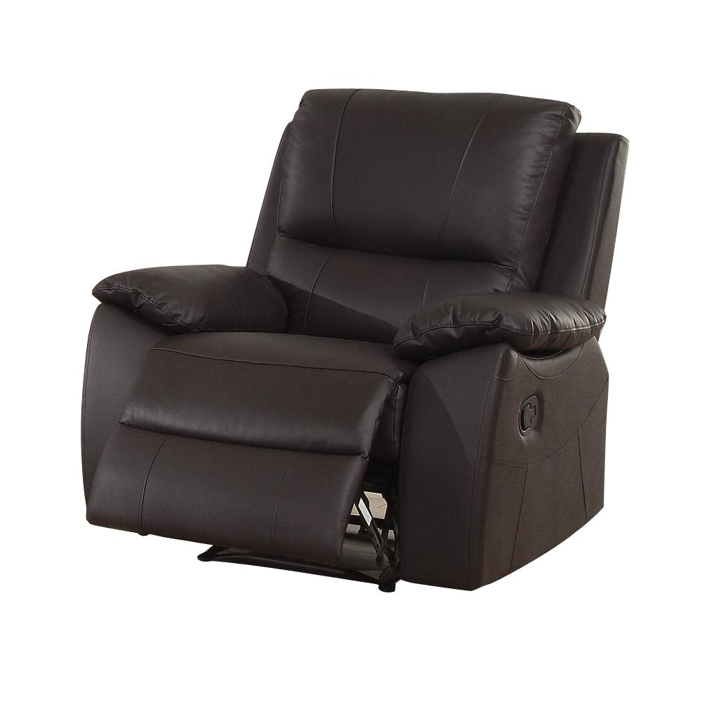 Homelegance Greeley 3PC Double Reclining Sofa, Love Seat & Recliner Chair in Brown Leather