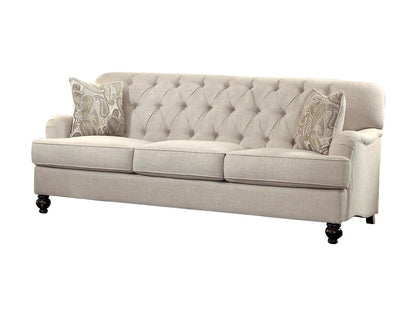 Homelegance Clemencia Park 2PC Sofa & Love Seat in Natural Fabric