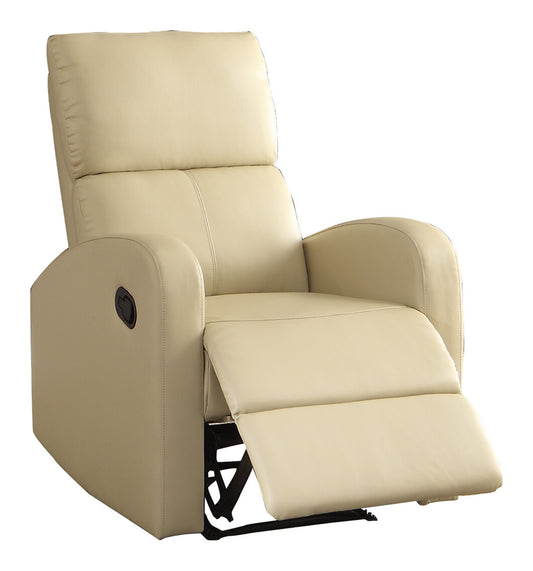 Homelegance Mendon Recliner Chair in Taupe Leather