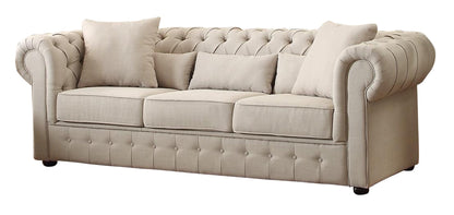 Homelegance Savonburg Park 2PC Set Sofa & Love Seat in Natural Fabric