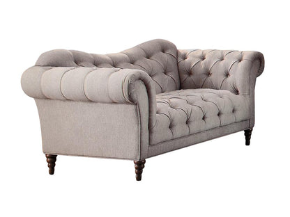 Homelegance St. Claire Park Love Seat in Neutral Beige Fabric