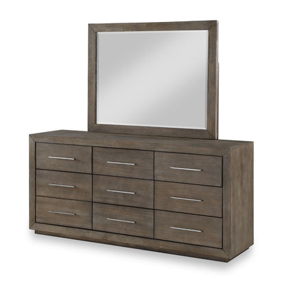 Modus Melbourne 5PC Queen Panel Bedroom Set with Chest in Dark Pine