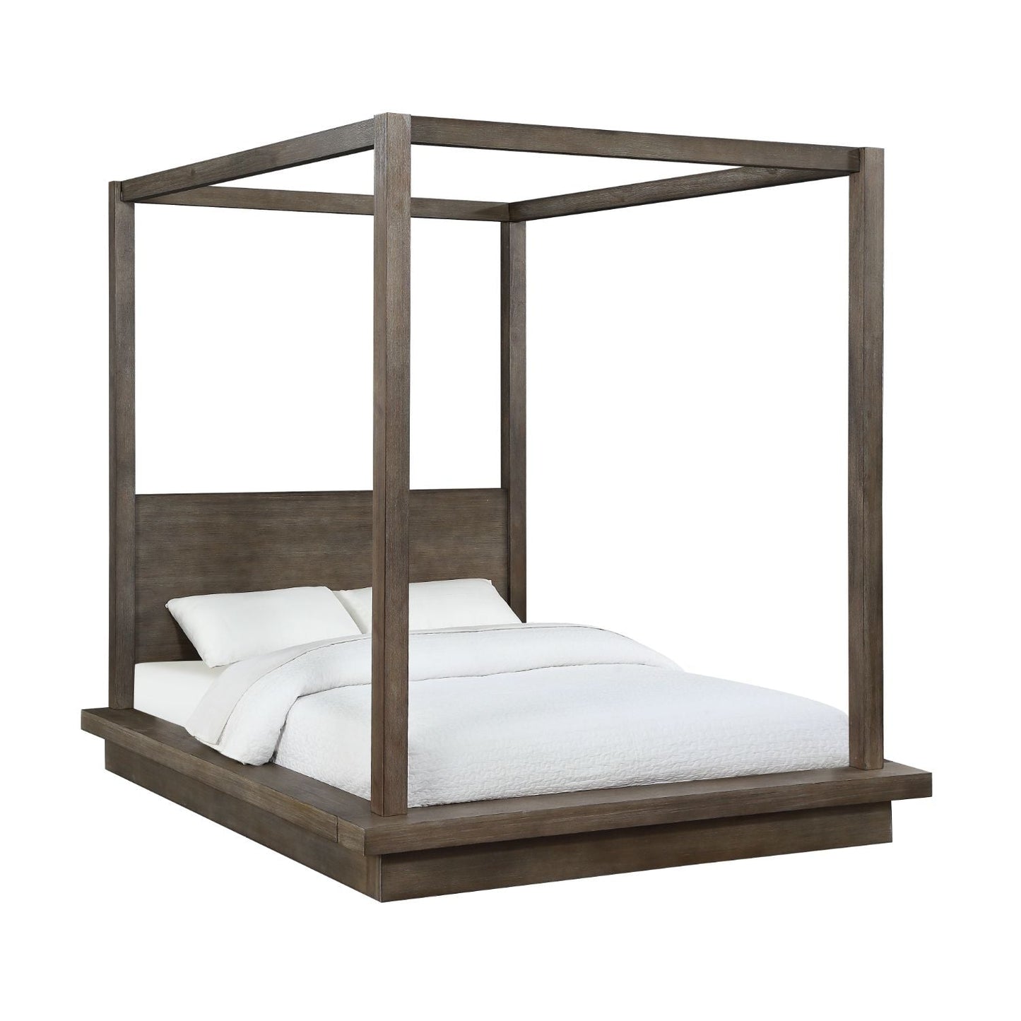 Modus Melbourne Queen Canopy Bed in Dark Pine