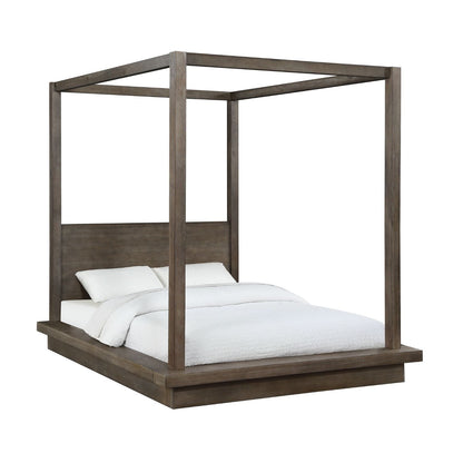 Modus Melbourne California-King Canopy Bed in Dark Pine